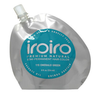 IROIRO Семи-перманентный краситель для волос 115 EMERALD GREEN Изумрудно-зе