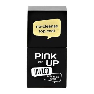 PINK UP Верхнее покрытие для ногтей UV/LED PRO no-cleanse top coat без липк