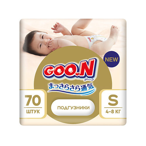 GOO.N Подгузники Soft 2/S (4-8 кг)