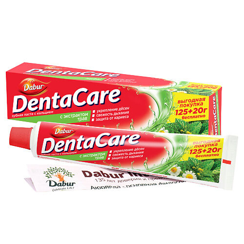 DABUR DENTACARE Зубная паста с кальцием DentaCare с ЭКСТРАКТОМ ТРАВ MPL100262 фото 1