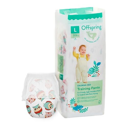 OFFSPRING Трусики-подгузники, L 9-14 кг Совы MPL106270 фото 1