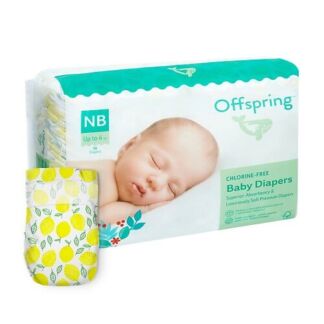 OFFSPRING Подгузники, NB 2-4 кг Лимоны