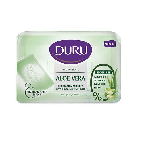 DURU Мыло для ухода за телом с экстрактом Алоэ вера HYDRO PURE MPL099406 фото 1