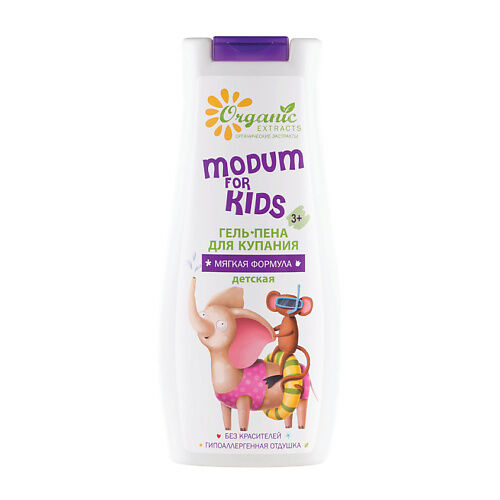 MODUM Гель-пена для купания FOR KIDS мягкая формула детская 250 MPL034672 фото 1