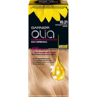 GARNIER Стойкая крем-краска для волос "Olia" с цветочными маслами, без амми