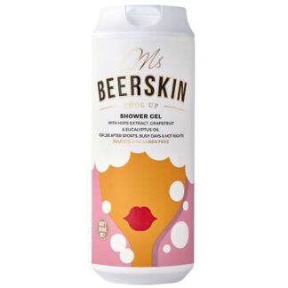 BEERSKIN Гель для душа с пивными экстрактами, освежающий Ms Beerskin Cool U