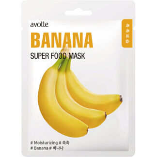 AVOTTE Маска для лица увлажняющая с экстрактом банана Moisturizing Banana M