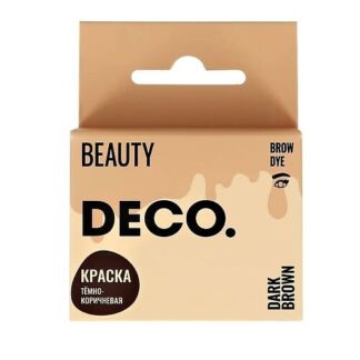 DECO. Краска для бровей в саше с окислителем