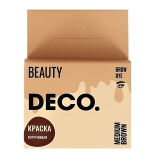 DECO. Краска для бровей в саше с окислителем