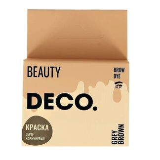 DECO. Краска для бровей в саше с окислителем