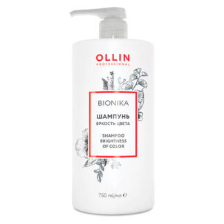 OLLIN PROFESSIONAL Шампунь для окрашенных волос "Яркость цвета" OLLIN BIONI