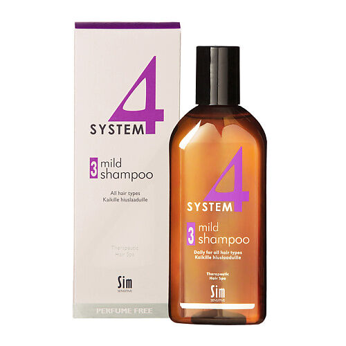 SYSTEM4 Шампунь №3 для всех типов волос Mild Climbazole Shampoo System 4 SYS005303 фото 1