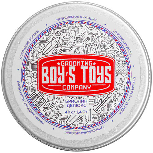 BOY'S TOYS Бриолин для укладки волос сверх сильной фиксации со средним уров BOY000008 фото 1