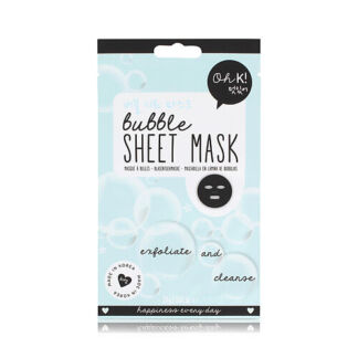 OH K! SHEET MASK BUBBLE Маска для лица пузырьковая очищающая отшелушивающая