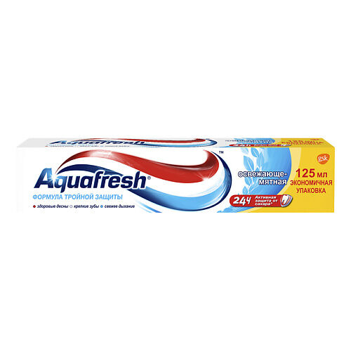 AQUAFRESH Зубная паста Освежающе-мятная AQF000003 фото 1