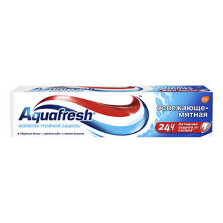 AQUAFRESH Зубная паста Освежающе-мятная