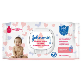 JOHNSON'S BABY Салфетки влажные Нежная забота