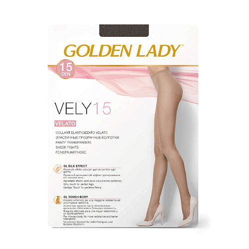 GOLDEN LADY Колготки женские 15 den VELY Fumo 5