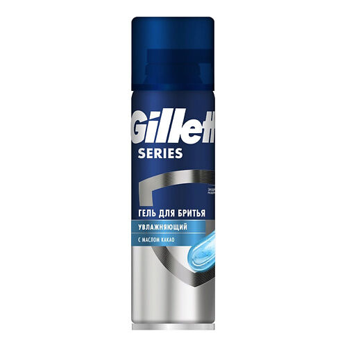 GILLETTE Гель для бритья Moisturizing (увлажняющий) с маслом какао GIL278083 фото 1