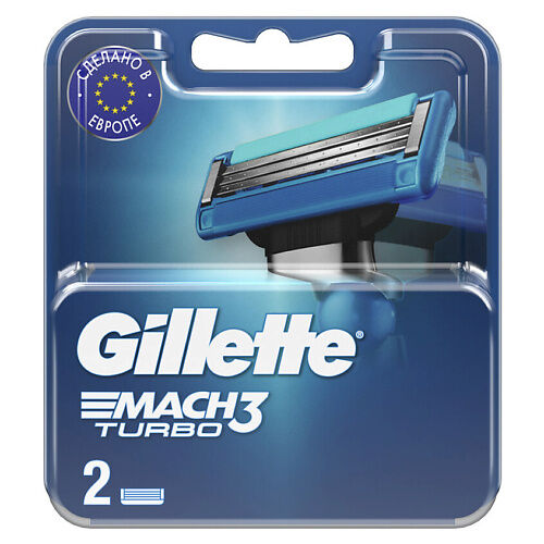 GILLETTE Сменные кассеты для бритья MACH3 Turbo XXX275143 фото 1