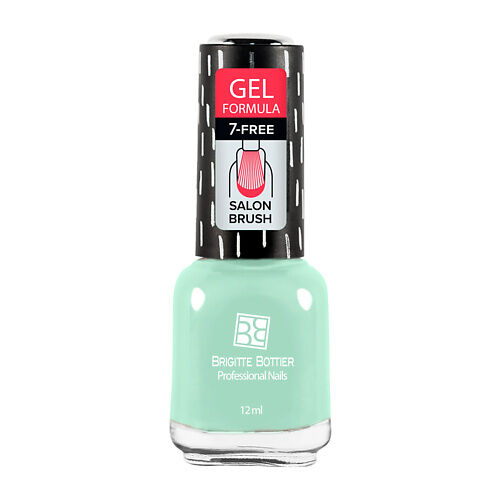 BRIGITTE BOTTIER Лак для ногтей GEL FORMULA тон 83 перечная мята