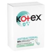Kotex - Ежедневные гигиенические антибактериальные экстратонкие прокладки,
