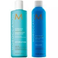 Moroccanoil - Набор "Увлажнение и объем": шампунь 250 мл + спрей 250 мл