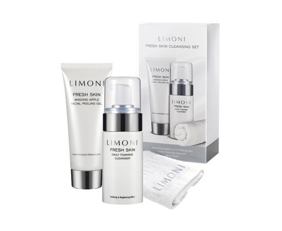 LIMONI Fresh Skin Cleansing Set (Набор Daily 100мл+Amazing Apple Peeling Ge фото 1