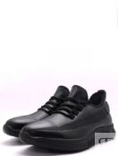 Baden ZA073-020 мужские кроссовки черный натуральная кожа, Размер 42 Baden