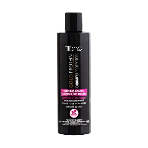 TAHE Шампунь для окрашенных и мелированных волос Gold Protein Shampoo Dull
