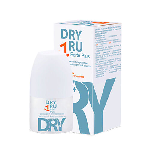 DRY RU Дезодорант-антиперспирант с усиленной формулой защиты Forte Plus 50. MPL192095 фото 1