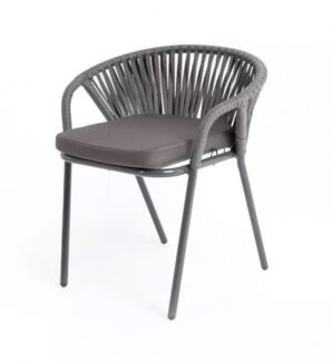 Плетеный стул из роупа Женева Gray 4sis