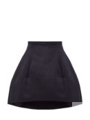 Асимметричная юбка-мини из плотного кади ROCHAS