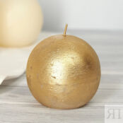 Свеча круглая Fiamma Gold CozyHome фото 2