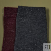 Носки Cozy Home, 2 пары, бордо/серый