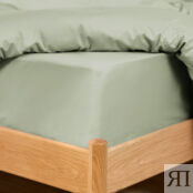 Простыня на резинке Soft Green CozyHome фото 1