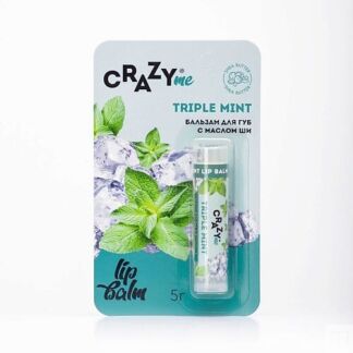 CRAZYME Бальзам для губ Triple Mint с ароматом Тройная Мята