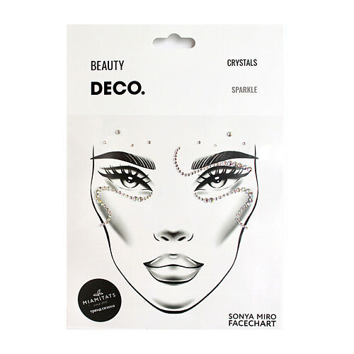 DECO. Кристаллы для лица и тела FACE CRYSTALS by Miami tattoos Sparkle MPL197032 фото 1