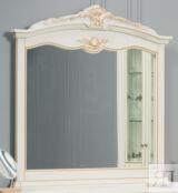 Подзеркальник с зеркалом 1024х1060 на комод R Виченца Ваниль