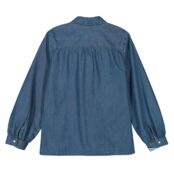 Блузка С длинными рукавами из легкого денима 5 лет - 108 см синий