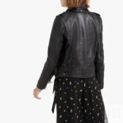 Женская Куртка из натуральной кожи ягненка LCW8600 XL черный