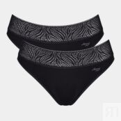 Комплект из 2 трусов-слипов менструальных FM Period Pants S черный