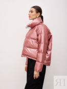 Куртка демисезонная розовый металлик Sevenext