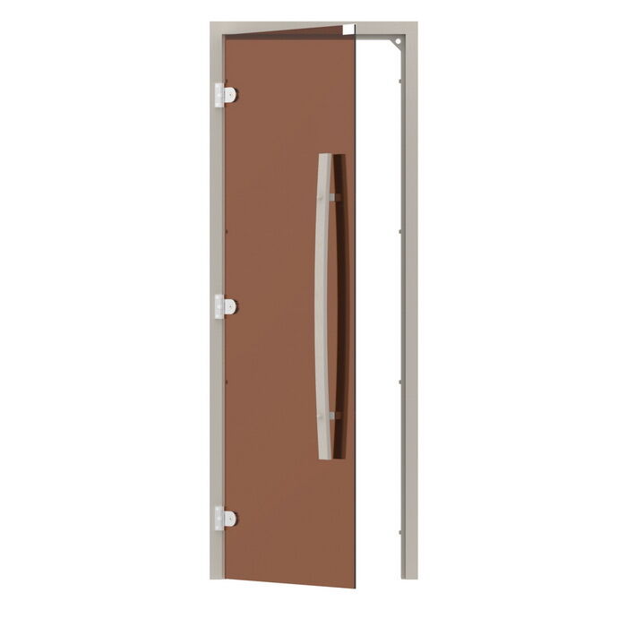 Дверь для бани Sawo 741-3SGA-L-1 (7х19, бронза, левая, без порога)