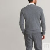 Пуловер С круглым вырезом из кашемира M серый