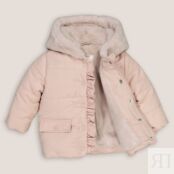 Куртка Стеганая длинная и утепленная с капюшоном 18 мес. - 81 см розовый