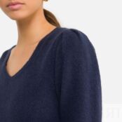 Пуловер Приталенного покроя рукава с напуском XS синий