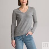 Пуловер С V-образным вырезом из тонкого трикотажа 100 кашемир 42/44 (FR) -