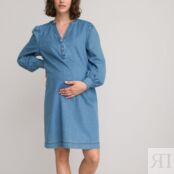 Платье Для периода беременности из денима 42 синий