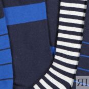 Комплект из пяти пар носков С разными принтами 39/42 синий